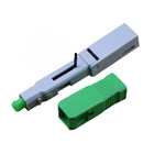 Alligator clip, front bar wedge, SM, 52mm, for drop cable, vertical input, SC/APC Fiber Optic Fast Connector