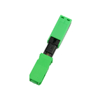 Alligator clip, push-pull ring, SM, 50mm, for drop cable, vertical input, SC/APC field installable connector