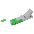 Alligator clip, front bar wedge, SM, 52mm, for drop cable, vertical input, sc apc fast connector
