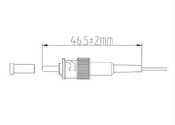 ST APC 0.9mm Single Mode Yogel Fiber Optic Patch Cords