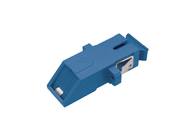 Inner Shutter SC/APC Flange Fiber Optic Adapter with Metal Clip