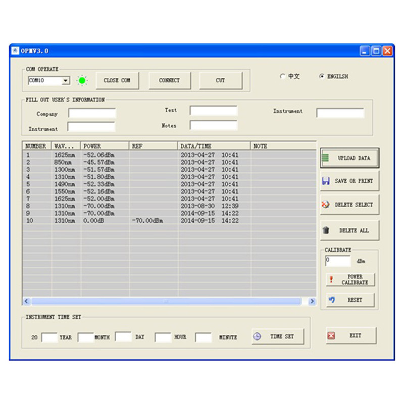 Power Measurement Software Versatile Handheld Power Meter, -70dBm to +6dBm, Auto-wavelength & Tone ...