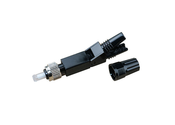 Black 55mm FC UPC Fiber Optic Fast Connectors