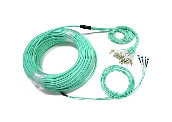 MPO MTP To 48 Core LC 2.0mm OM3 Fiber Optic Patch Cords