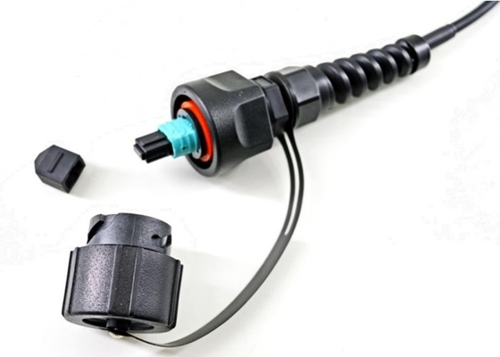 Armored ODVA MPO/MTP To MPO/MTP  Waterproof Connector Fiber Optic Cable Assemblies