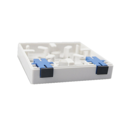 FTTH Indoor 86 Type 2 core splice box Fiber Optic Termination Box Fiber Socket Panel