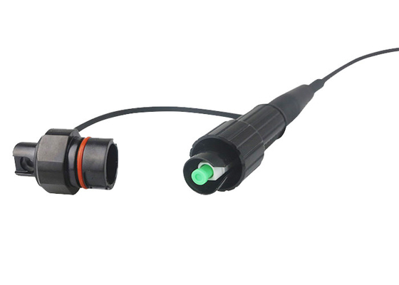 Outdoor FTTA Water-proof Mini-SC/APC Reinforced Cable Assemblies for Harsh Environment Interconnect