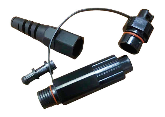 Outdoor Mini-SC/APC Water-poof Reinforced 01-type Field Installable Fast Connectors for Harsh Environment Interconnect